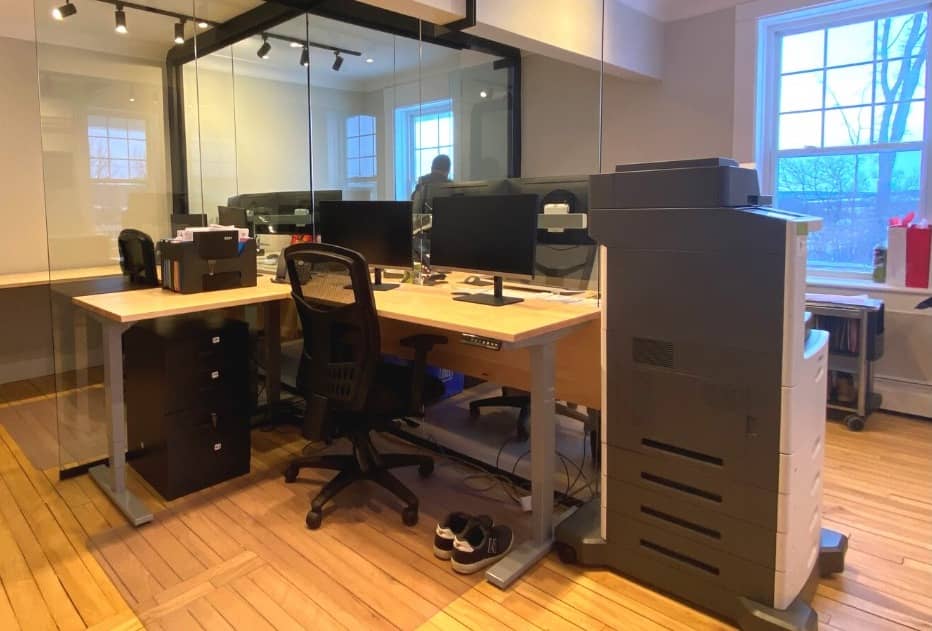 PROGRESSIVE AUTOMATIONS L Shaped Standing Desk Review – The Corner Ryzer Desk