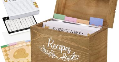 5 Best Recipe Boxes And Organizers 2023 &#8211; Buying Guide